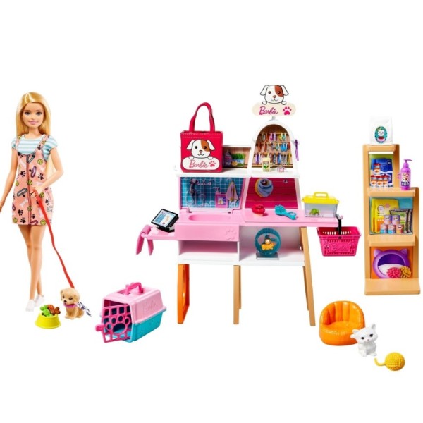 BARBIE TIENDA DE MASCOTAS