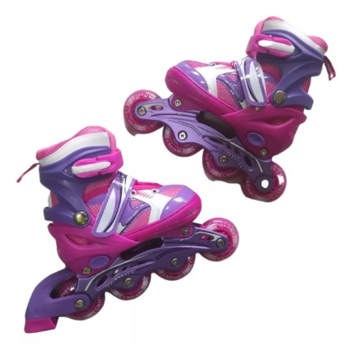 PATINES RECREATIVOS EN LINEA AJUSTABLES + KIT PROTECCION