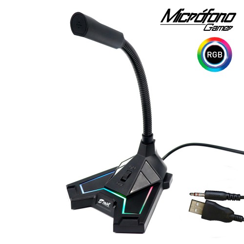 MICROFONO GAMER  (RGB) MARCA J&R TECHNOLOGY
