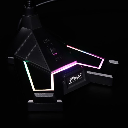 MICROFONO GAMER  (RGB) MARCA J&R TECHNOLOGY