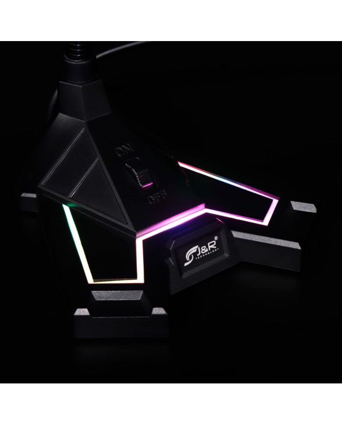 MICROFONO GAMER  (RGB) MARCA J&R TECHNOLOGY
