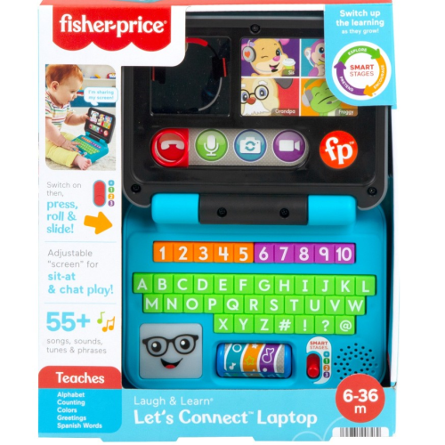 MI PRIMER LAPTOP DE APRENDIZAJE  RÍE Y APRENDE  FISHER PRICE