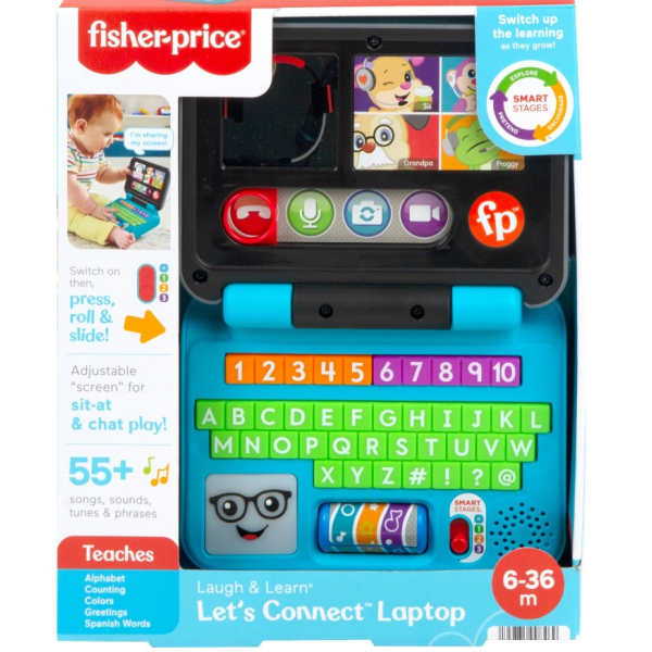 MI PRIMER LAPTOP DE APRENDIZAJE  RÍE Y APRENDE  FISHER PRICE