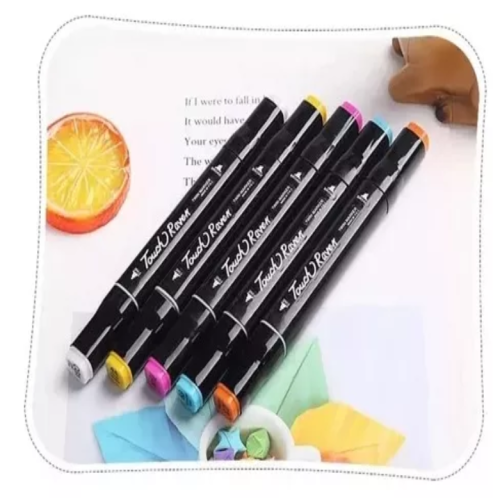 KIT DE MARCADORES GRAFICOS DE 48 ROTULADORES DOBLE PUNTA