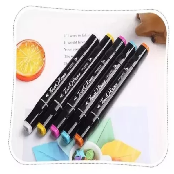 KIT DE MARCADORES GRAFICOS DE 48 ROTULADORES DOBLE PUNTA