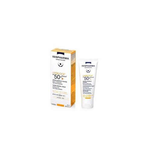 Uveblock 50+ Mineral Crema Color x 40 ml