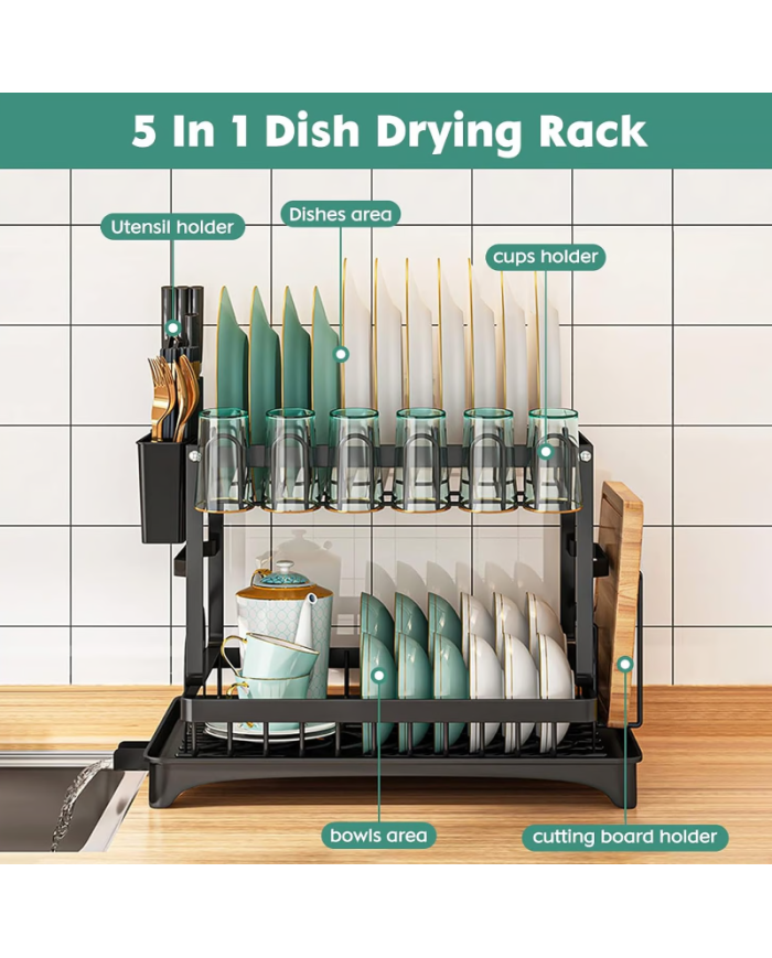 ESCURRIDOR DE PLATOS Y CUBIERTOS