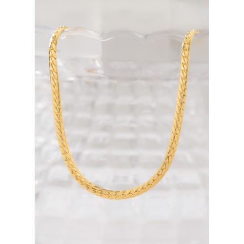 Cadena serpiente 4mm 65cms