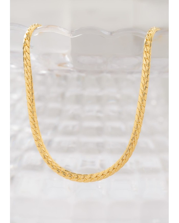 Cadena serpiente 4mm 65cms