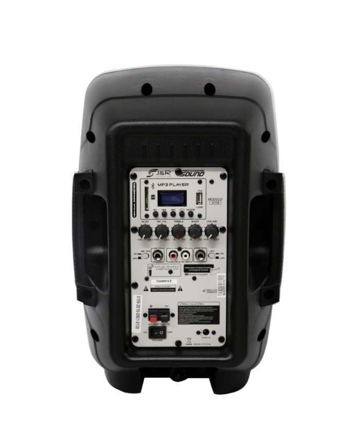 CABINA RECARGABLE AMPLIFICADA 8″  J&R