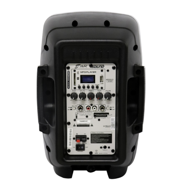 CABINA RECARGABLE AMPLIFICADA 8″  J&R