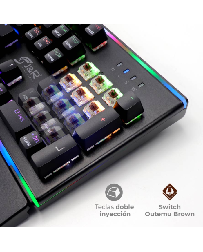 TECLADO GAMER REAPER TGMJR-013 J&R