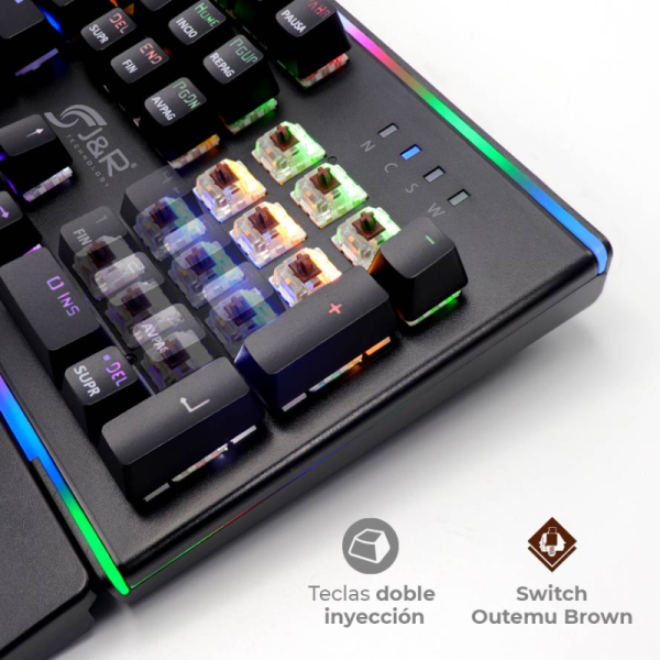 TECLADO GAMER REAPER TGMJR-013 J&R