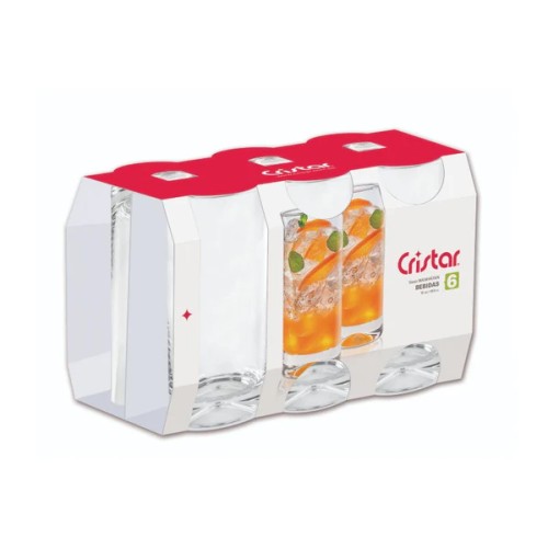 SET X6 VASOS MANHATAN BEBIDAS