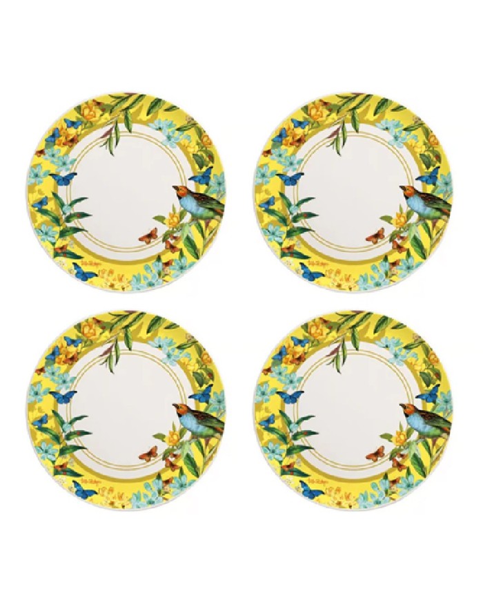 SET X4 PLATOS POSTRE TALA CORONA