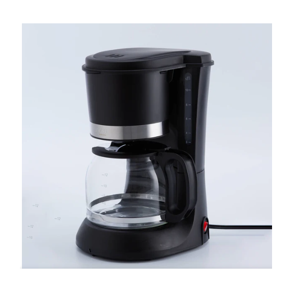 CAFETERA 12 TAZAS NEGRO