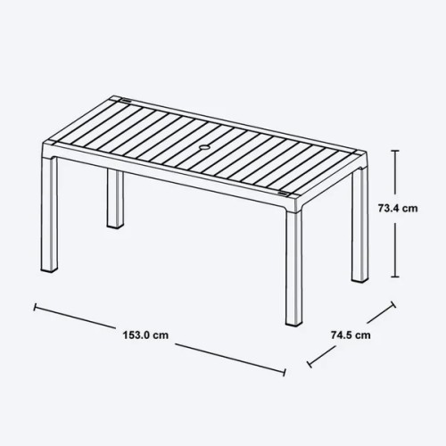 COMBO COMEDOR BARU MOCCA FAMILIAR 6 SILLAS