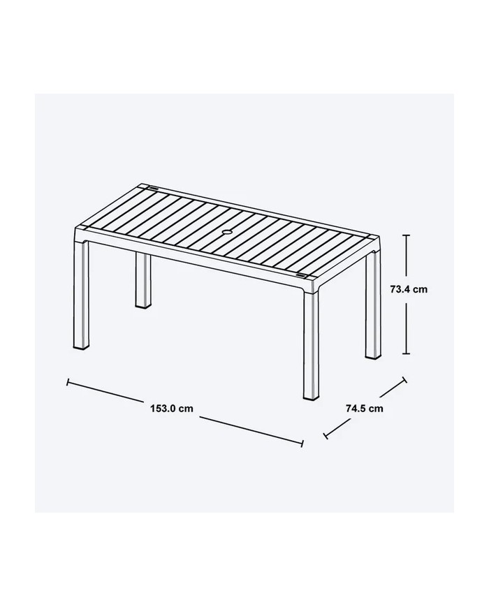 COMBO COMEDOR BARU MOCCA FAMILIAR 6 SILLAS