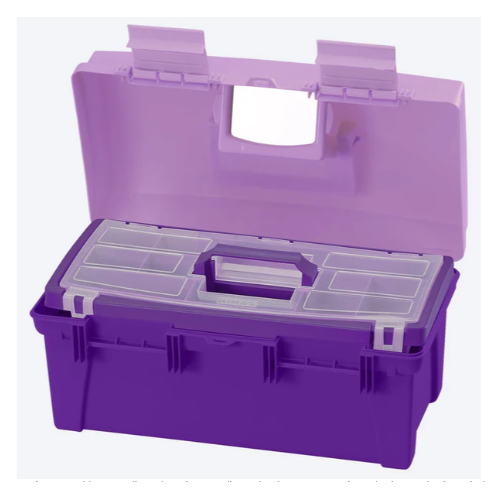 CAJA VANITY 16" ELEGANCE MORADO LAVANDA