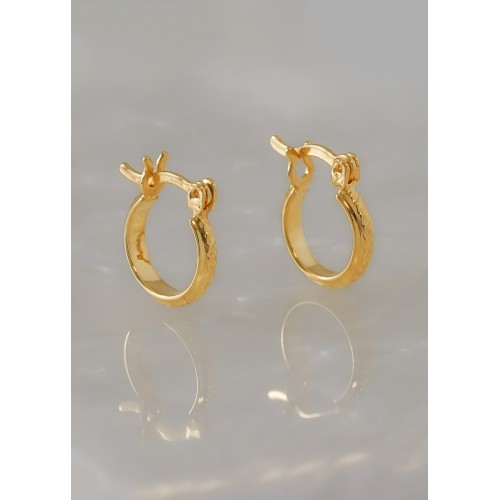 Arete Candonga Corrugada 1.4 Cms