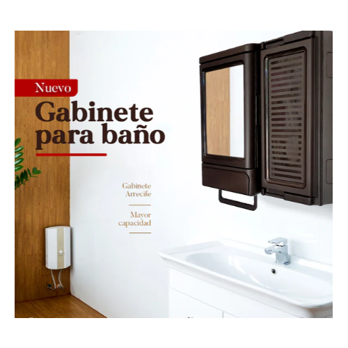 GABINETE PARA BAÑO ARRECIFE WENGUE