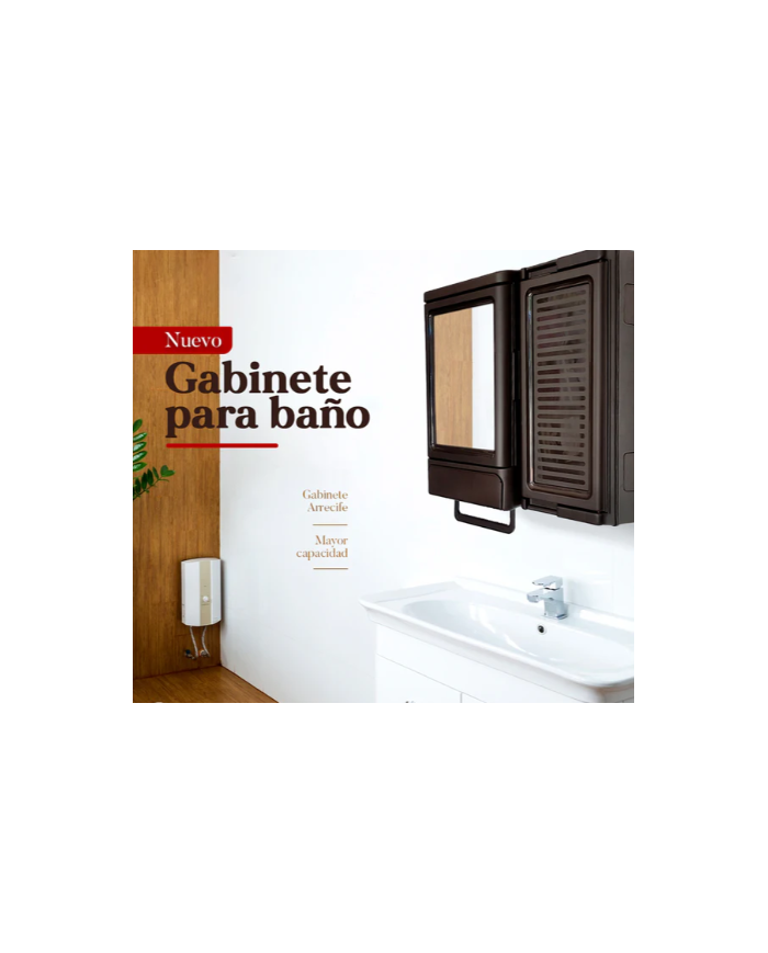 GABINETE PARA BAÑO ARRECIFE WENGUE