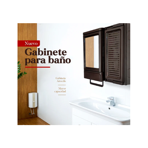 GABINETE PARA BAÑO ARRECIFE WENGUE
