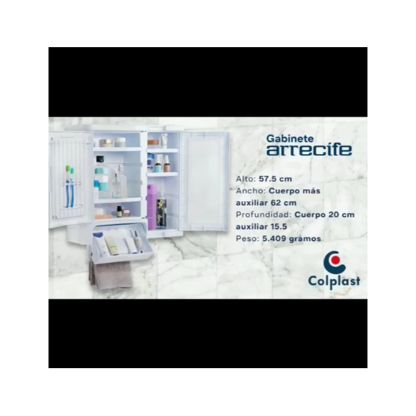 GABINETE PARA BAÑO ARRECIFE WENGUE