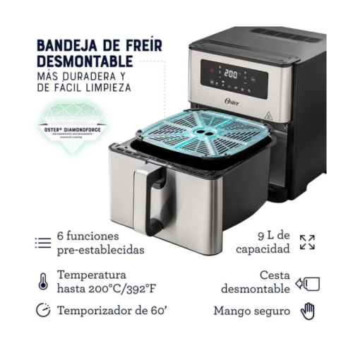 FREIDORA DE AIRE OSTER 9 LT