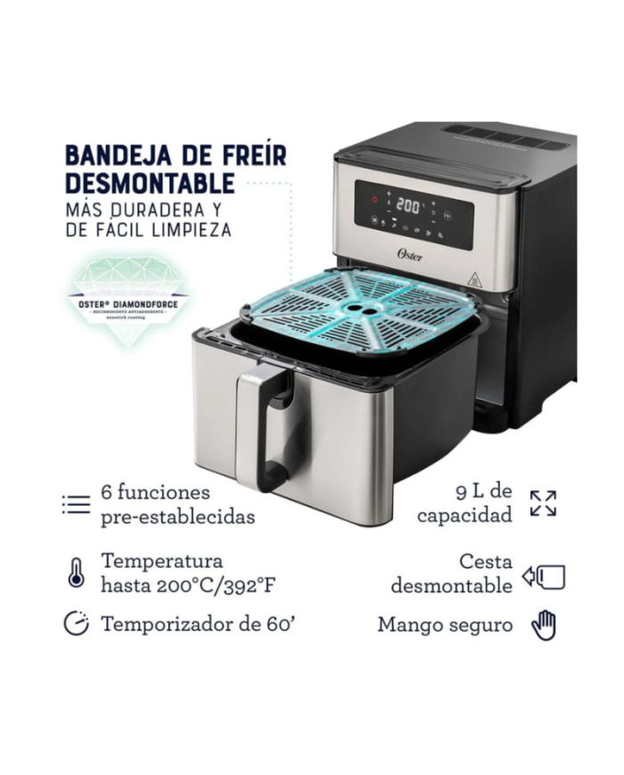 FREIDORA DE AIRE OSTER 9 LT