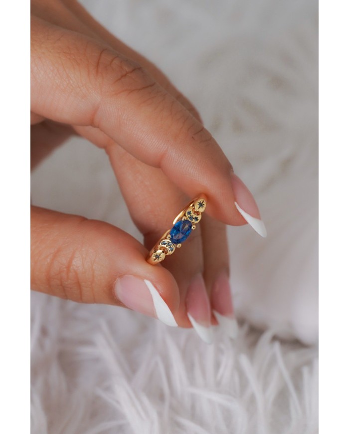 Anillo Blue Desert Ajustable