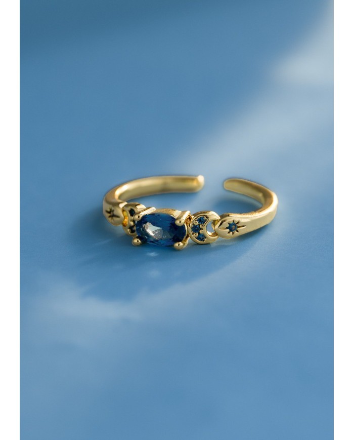 Anillo Blue Desert Ajustable