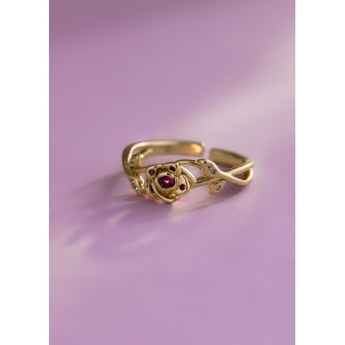 Anillo Rose Crown Ajustable