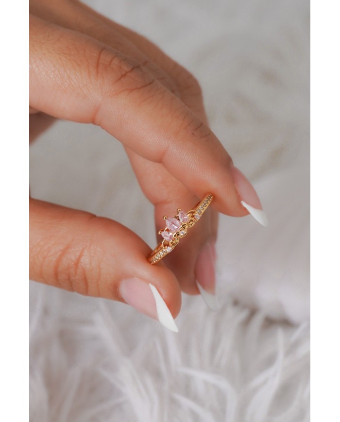 Anillo Pink Real Ajustable