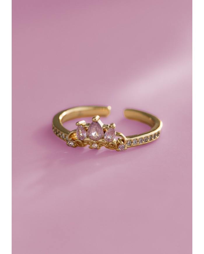 Anillo Pink Real Ajustable