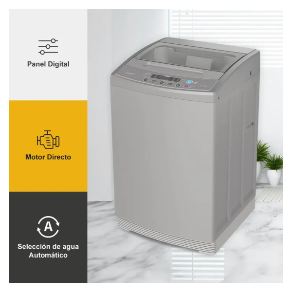 LAVADORA WHIRLPOOL 10 Kilos WWI10ASHLS
