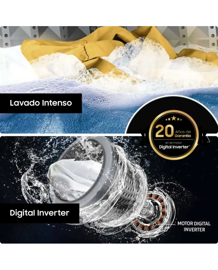 LAVADORA SAMSUNG 17 KL WA17CG6441BDCO