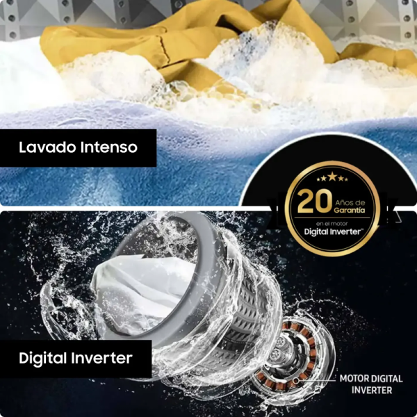 LAVADORA SAMSUNG 17 KL WA17CG6441BDCO