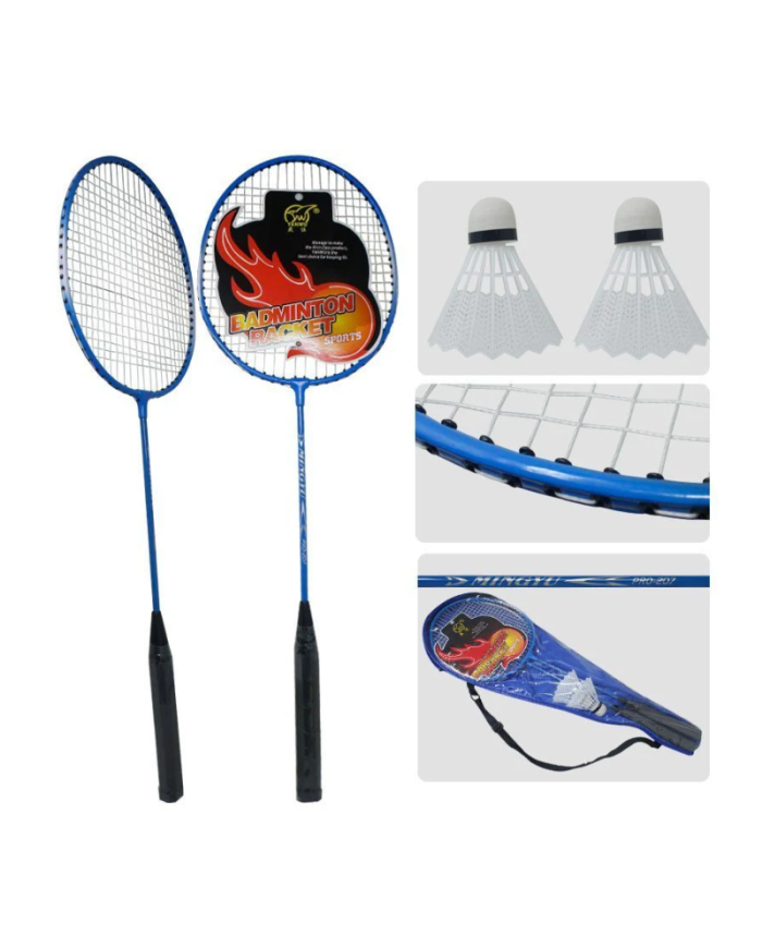 SET RAQUETA BADMINTON WONDER PRO 802