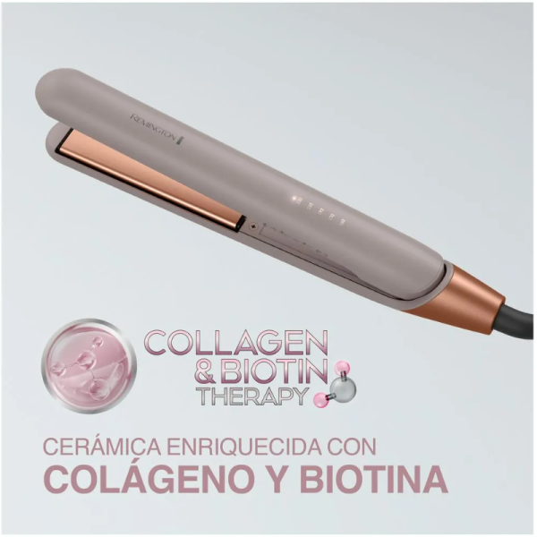 PLANCHA REMINGTON BIOTINA Y COLÁGENO S31A