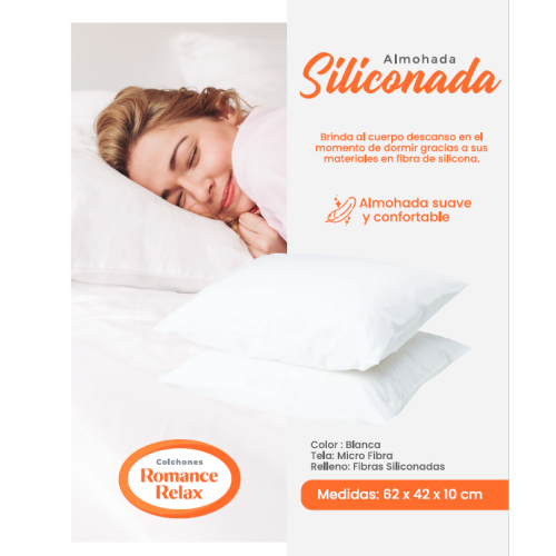 ALMOHADA ALGODÓN SILICONADO