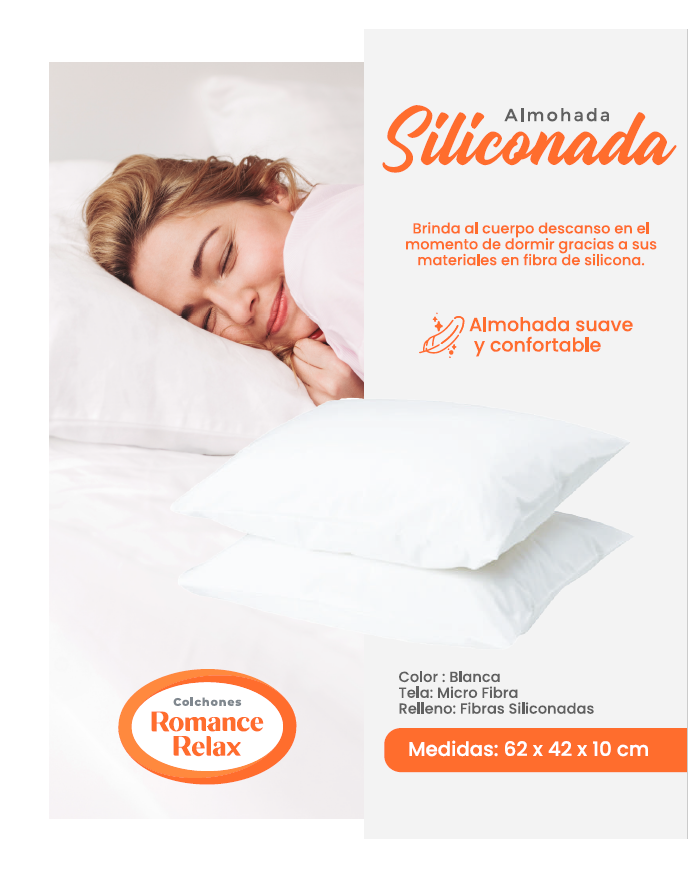 ALMOHADA ALGODÓN SILICONADO