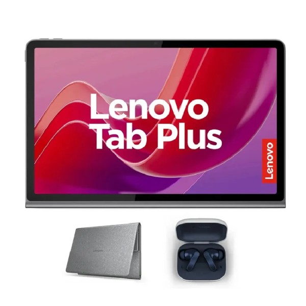 TABLET LENOVO TAB PLUS 11" WIFI 256GB+8GB TB351FU + FUNDA Y MOTO BUDS