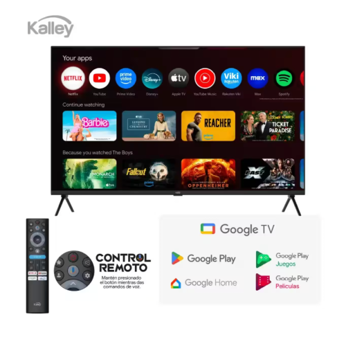 TV KALLEY 32" 32GQ200 FHD QLED Smart TV Google