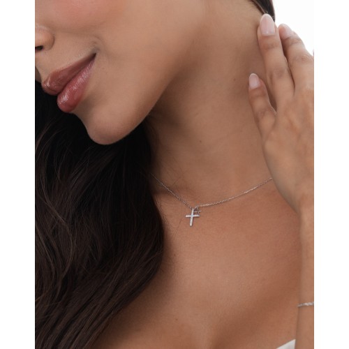Gargantilla Croix 40 Cms + Ext