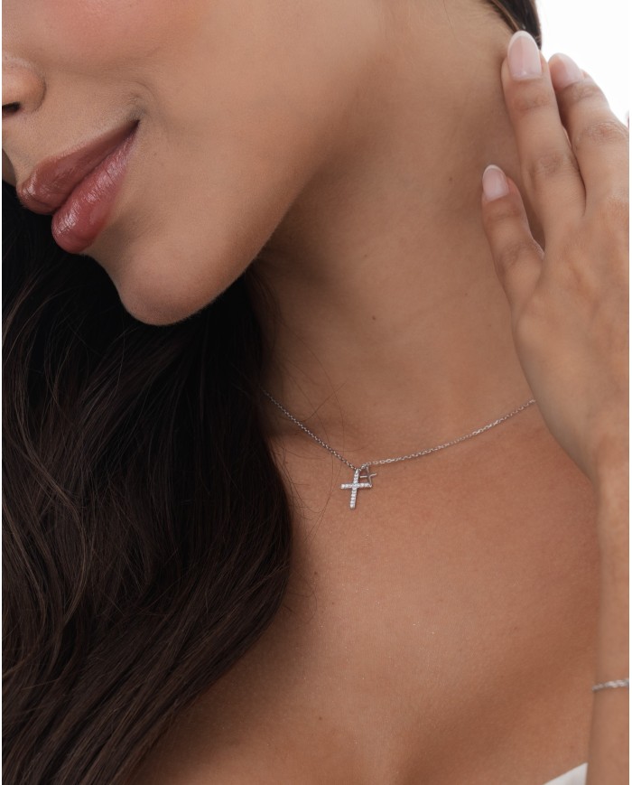Gargantilla Croix 40 Cms + Ext