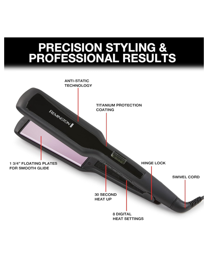 COMBO REMINGTON Alisadora+Secador+Ondulador S5520-D3015