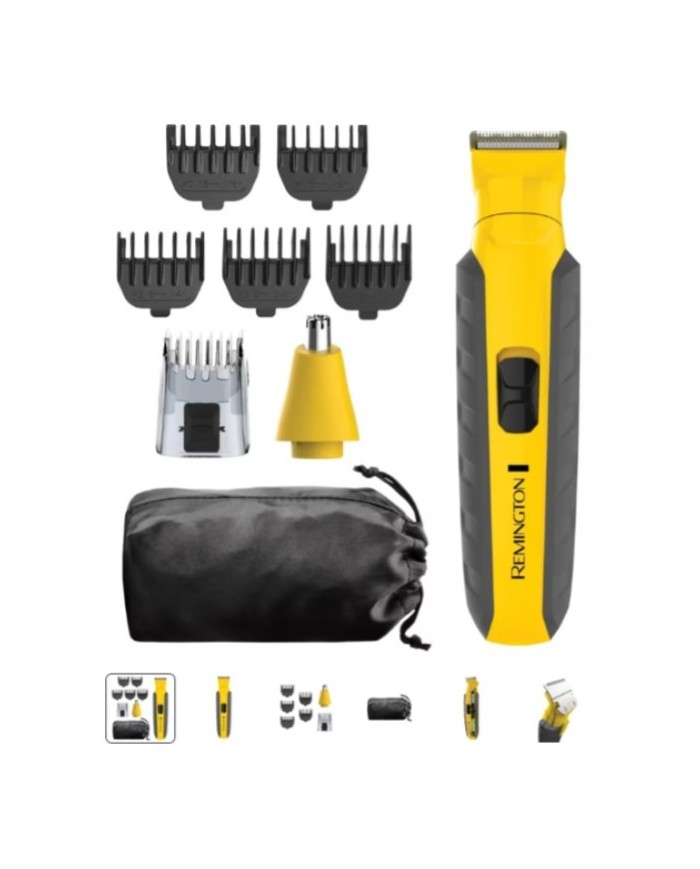 KIT RECORTADOR REMINGTON INDESTRUCTIBLE PG6855 AMARILLO