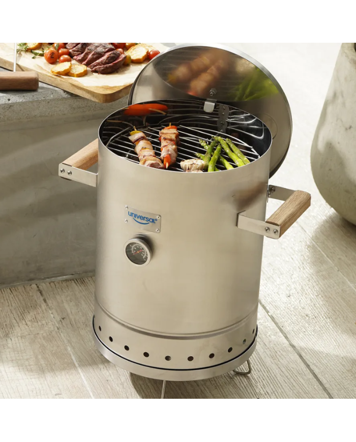 BARRIL AHUMADOR 6L CON TERMÓMETRO UNIVERSAL