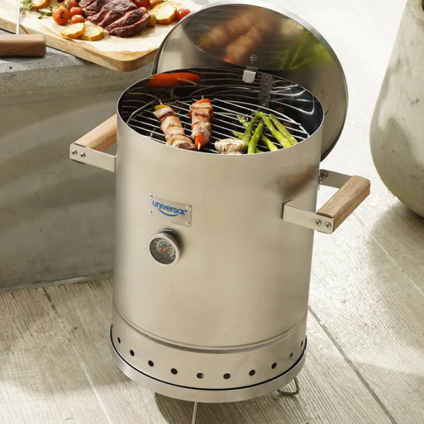 BARRIL AHUMADOR 6L CON TERMÓMETRO UNIVERSAL